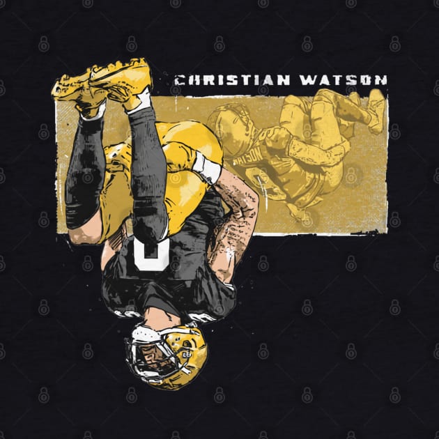 Christian Watson Green Bay Highlight Backflip by Chunta_Design